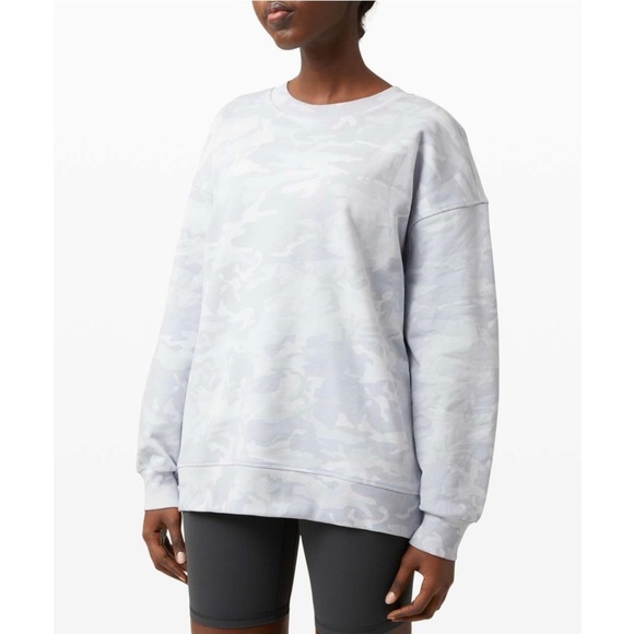 lululemon athletica Tops - LULULEMON | Perfectly oversized crew sweatshirt  Incognito camo